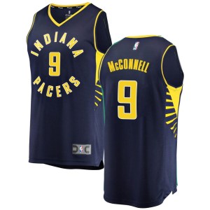 Indiana Pacers Navy T.J. McConnell Fast Break Jersey - Icon Edition - Men's