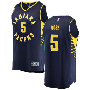 Indiana Pacers Navy Jalen Rose Fast Break Jersey - Icon Edition - Men's
