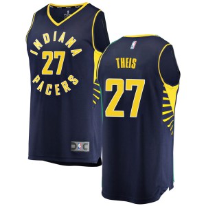 Indiana Pacers Fast Break Navy Daniel Theis Jersey - Icon Edition - Men's