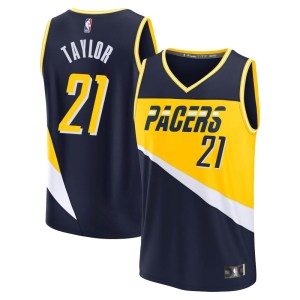 Indiana Pacers Fast Break Navy Terry Taylor 2021/22 Replica City Edition Jersey - Youth