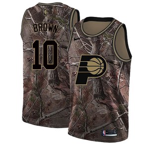 Indiana Pacers Swingman Brown Kendall Brown Camo Realtree Collection Jersey - Men's