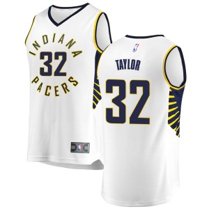 Indiana Pacers White Terry Taylor Fast Break Jersey - Association Edition - Men's
