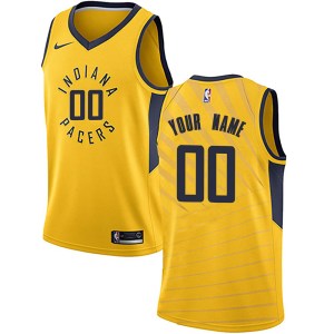 Indiana Pacers Swingman Gold Custom Jersey - Statement Edition - Youth