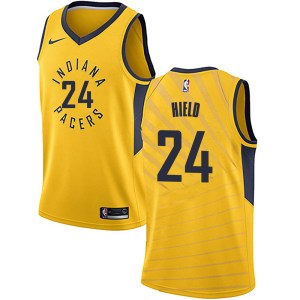 Indiana Pacers Swingman Gold Buddy Hield Jersey - Statement Edition - Youth