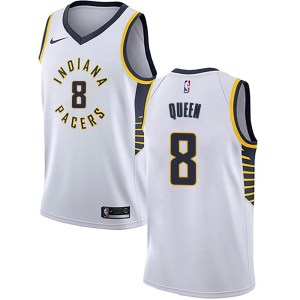 Indiana Pacers Swingman White Trevelin Queen Jersey - Association Edition - Men's