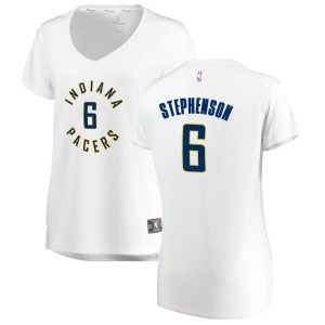 Indiana Pacers White Lance Stephenson Fast Break Jersey - Association Edition - Women's