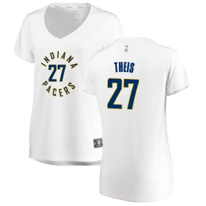 Indiana Pacers Fast Break White Daniel Theis Jersey - Association Edition - Women's