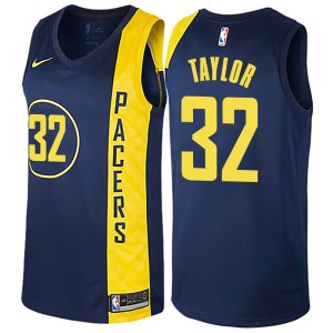 Indiana Pacers Swingman Navy Blue Terry Taylor Jersey - City Edition - Men's