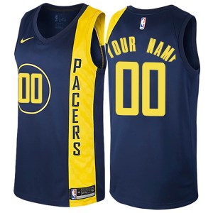 Indiana Pacers Swingman Navy Blue Custom Jersey - City Edition - Youth