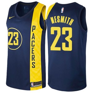Indiana Pacers Swingman Navy Blue Aaron Nesmith Jersey - City Edition - Youth