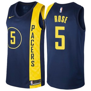 Indiana Pacers Swingman Navy Blue Jalen Rose Jersey - City Edition - Youth