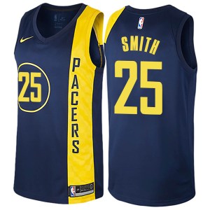 Indiana Pacers Swingman Navy Blue Jalen Smith Jersey - City Edition - Youth