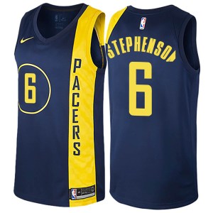 Indiana Pacers Swingman Navy Blue Lance Stephenson Jersey - City Edition - Youth