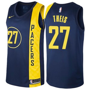 Indiana Pacers Swingman Navy Blue Daniel Theis Jersey - City Edition - Youth