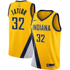 Indiana Pacers Swingman Yellow Terry Taylor 2019/20 Jersey - Statement Edition - Youth