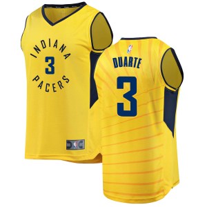 Indiana Pacers Gold Chris Duarte Fast Break Jersey - Statement Edition - Men's