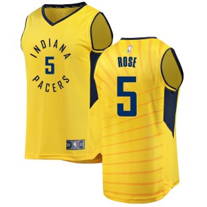 Indiana Pacers Gold Jalen Rose Fast Break Jersey - Statement Edition - Men's