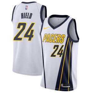 Indiana Pacers Swingman White Buddy Hield 2018/19 Jersey - Earned Edition - Youth