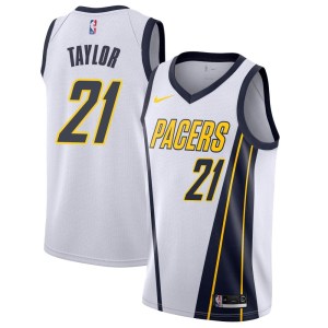 Indiana Pacers Swingman White Terry Taylor 2018/19 Jersey - Earned Edition - Youth
