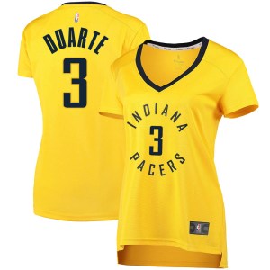 Indiana Pacers Fast Break Gold Chris Duarte Jersey - Statement Edition - Women's