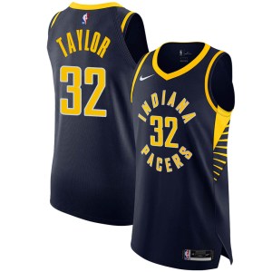 Indiana Pacers Authentic Navy Terry Taylor Jersey - Icon Edition - Men's