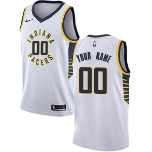 Indiana Pacers Swingman White Custom Jersey - Association Edition - Youth