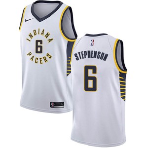 Indiana Pacers Swingman White Lance Stephenson Jersey - Association Edition - Youth