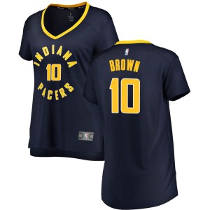 Indiana Pacers Fast Break Brown Kendall Brown Navy Jersey - Icon Edition - Women's