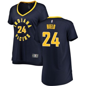 Indiana Pacers Navy Buddy Hield Fast Break Jersey - Icon Edition - Women's