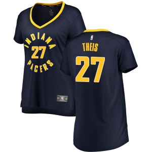 Indiana Pacers Fast Break Navy Daniel Theis Jersey - Icon Edition - Women's