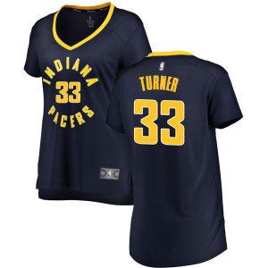 Indiana Pacers Navy Myles Turner Fast Break Jersey - Icon Edition - Women's