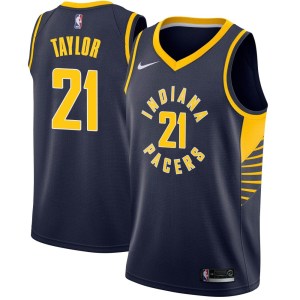 Indiana Pacers Swingman Navy Terry Taylor Jersey - Icon Edition - Men's