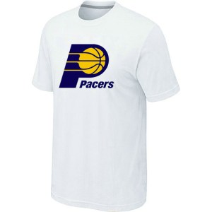 Indiana Pacers White Big & Tall Primary Logo T-Shirt - - Men's