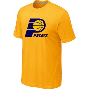 Indiana Pacers Yellow Big & Tall Primary Logo T-Shirt - - Men's