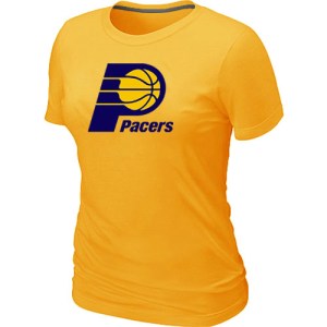 Indiana Pacers Yellow Big & Tall Primary Logo T-Shirt - - Women's