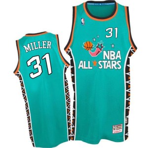 Indiana Pacers Authentic Light Blue Reggie Miller 1996 All Star Throwback Jersey - Men's