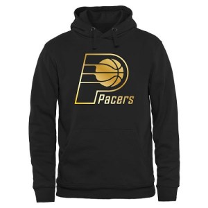 Indiana Pacers Gold Collection Pullover Hoodie - Black - Men's