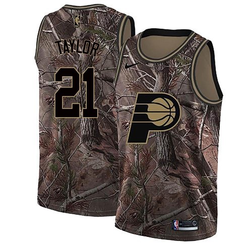 Indiana Pacers Swingman Camo Terry Taylor Realtree Collection Jersey - Men's